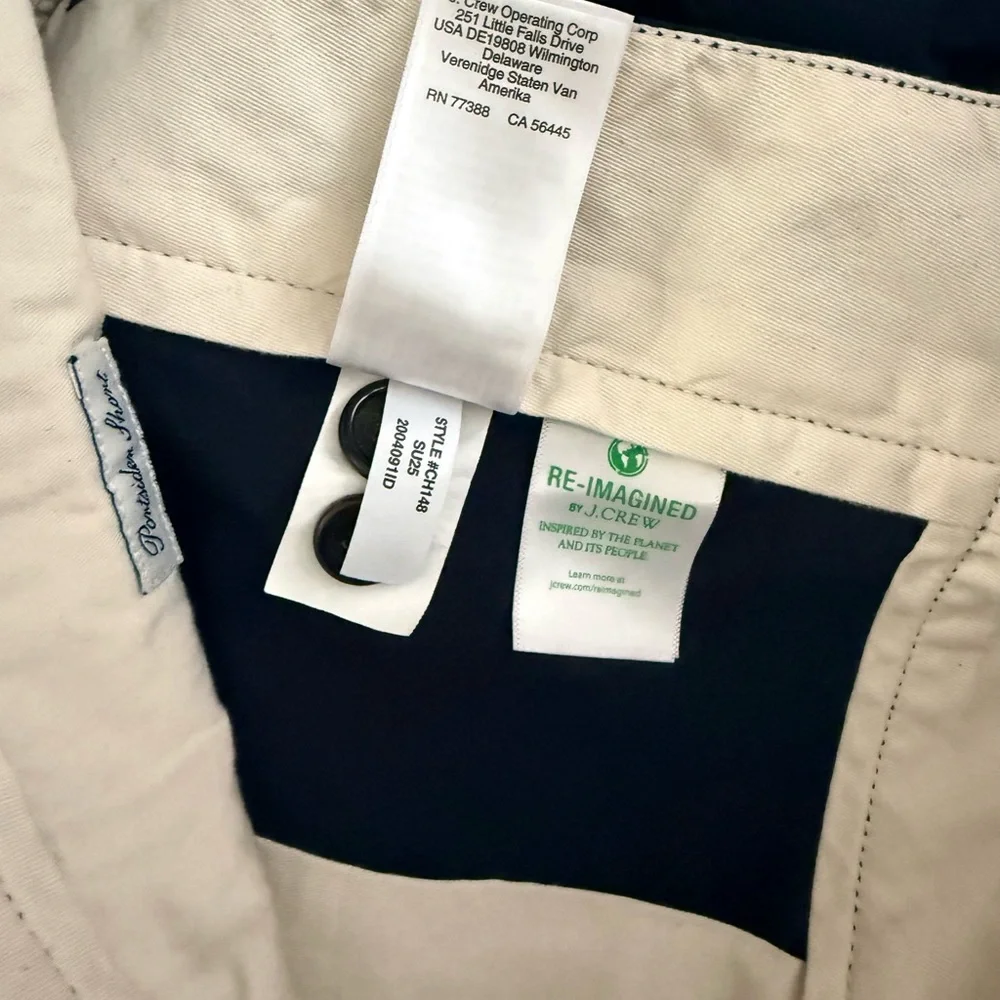 J. Crew Dark Blue Flat‎ Front Shorts 7” Like new.